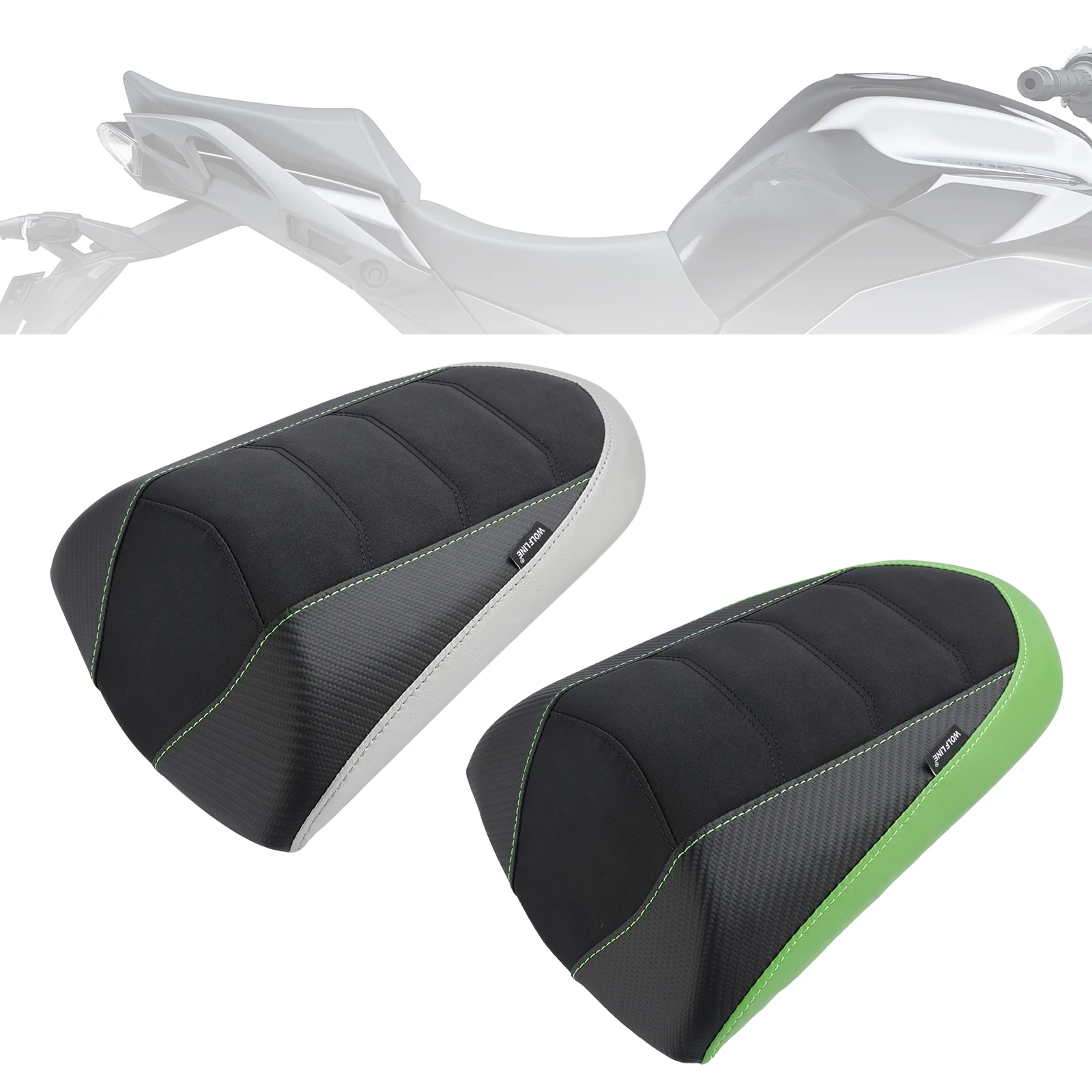 Подушка заднего пассажирского сиденья Topteng, плоское сиденье для KAWASAKI Ninja 1000SX 2022-2023, зеленый
Подушка заднего пассажирского сиденья Topteng, плоское сиденье для KAWASAKI Ninja 1000SX 2022-2023, зеленый
