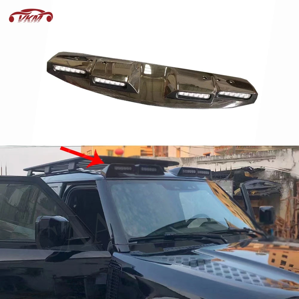 Углеродное волокно для Land Rover Defender, спойлер на крышу, прожектор, дорожные вспомогательные прожекторы, аксессуары для тюнинга автомобиля, FRP
Углеродное волокно для Land Rover Defender, спойлер на крышу, прожектор, дорожные вспомогательные прожекторы, аксессуары для тюнинга автомобиля, FRP