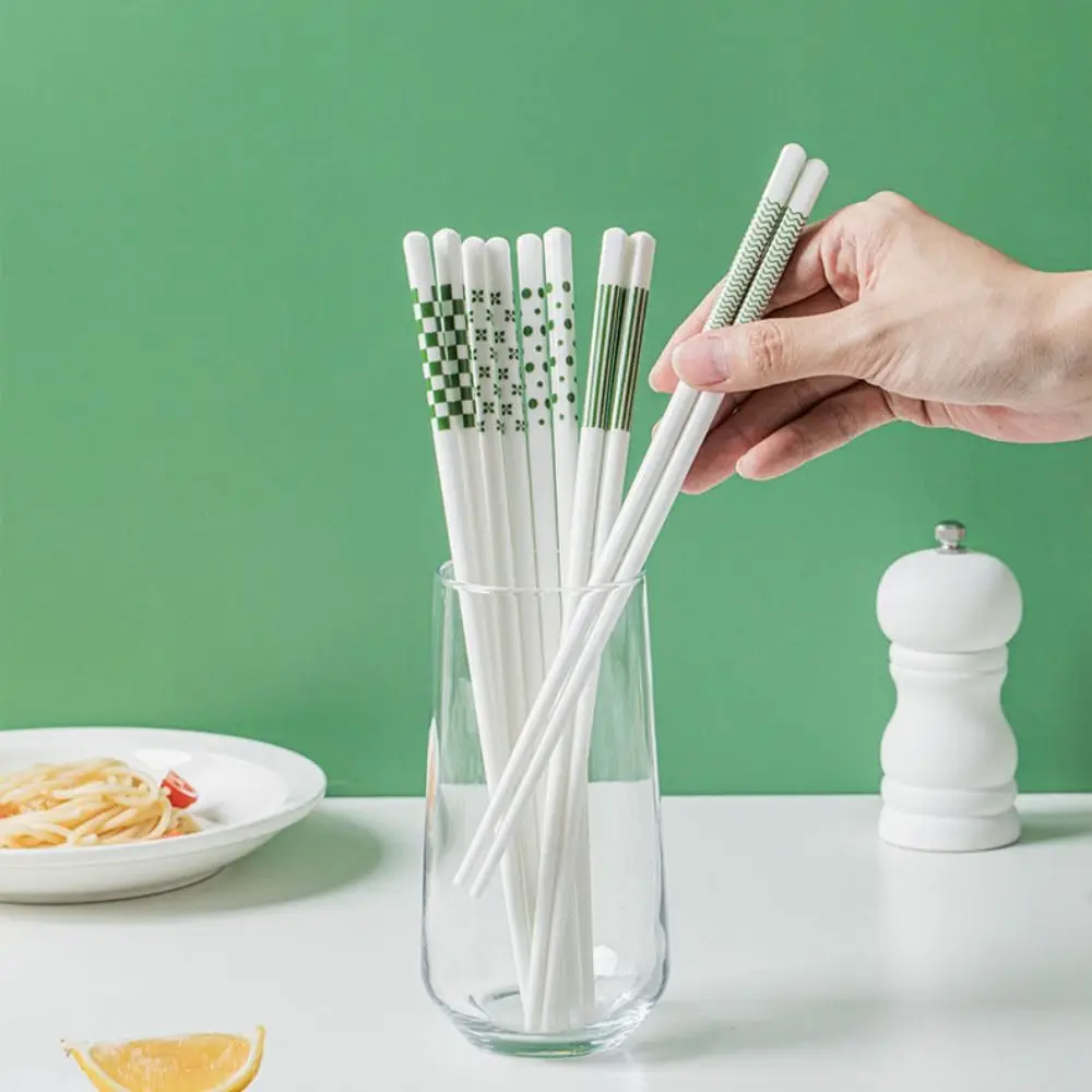 5 Pair Geometric Patterns Ins Style Ceramic Chopsticks Simple Anti-scalding Sushi Chopsticks Mould Resistant Chinese Chopsticks
5 Pair Geometric Patterns Ins Style Ceramic Chopsticks Simple Anti-scalding Sushi Chopsticks Mould Resistant Chinese Chopsticks