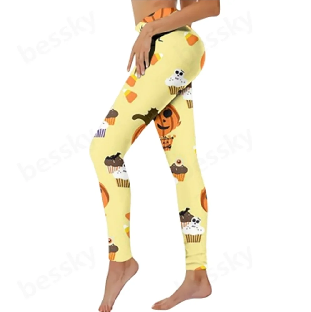 Ladies' Halloween Pumpkin Printed High Waist Sports and Leisure Yoga Tight Fitness Pants
Ladies' Halloween Pumpkin Printed High Waist Sports and Leisure Yoga Tight Fitness Pants