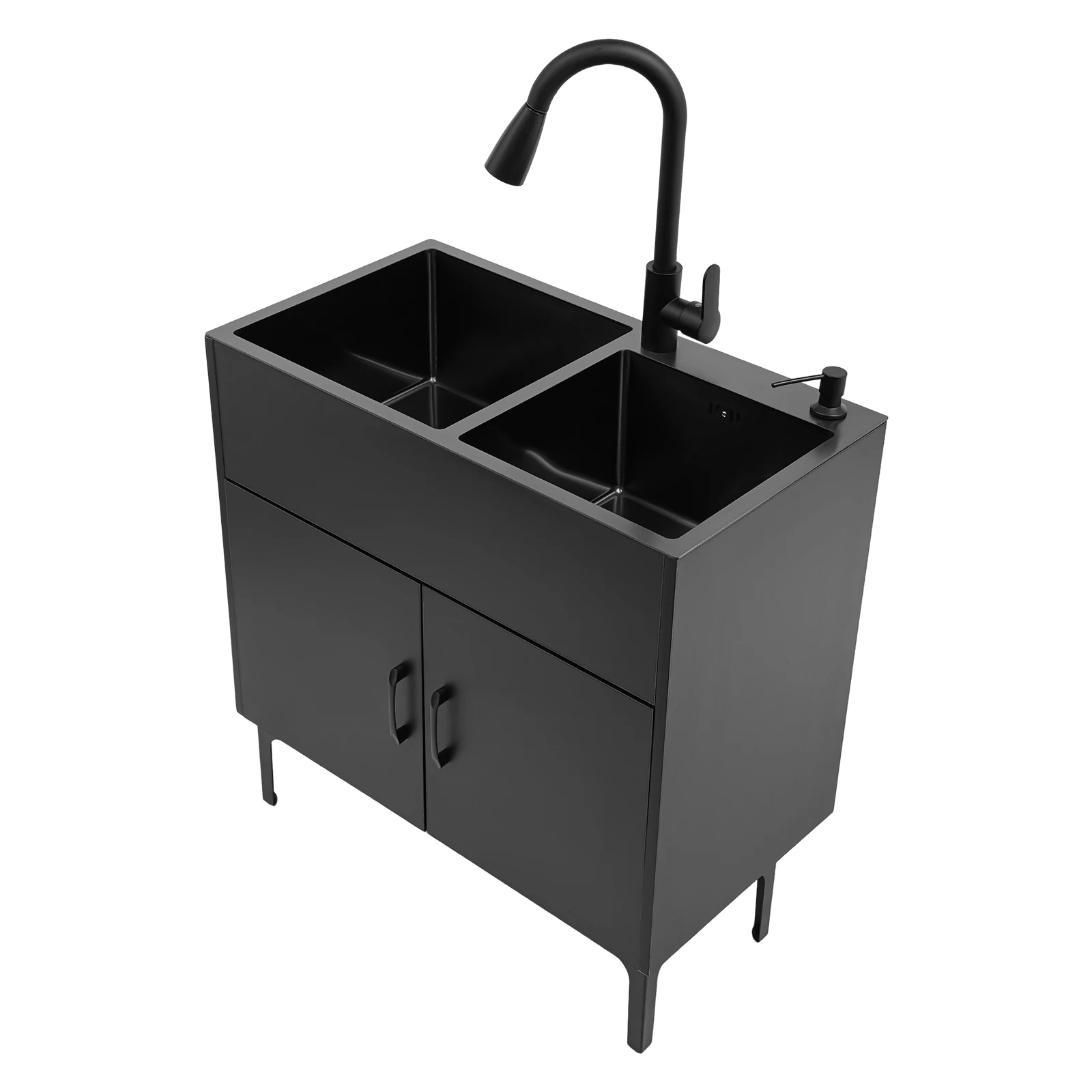 30-Inch Laundry Sink Cabinet Stainless Steel Sink Freestanding Utility Sink with Cabinet for Bathroom Laundry Room Kitchen
30-Inch Laundry Sink Cabinet Stainless Steel Sink Freestanding Utility Sink with Cabinet for Bathroom Laundry Room Kitchen