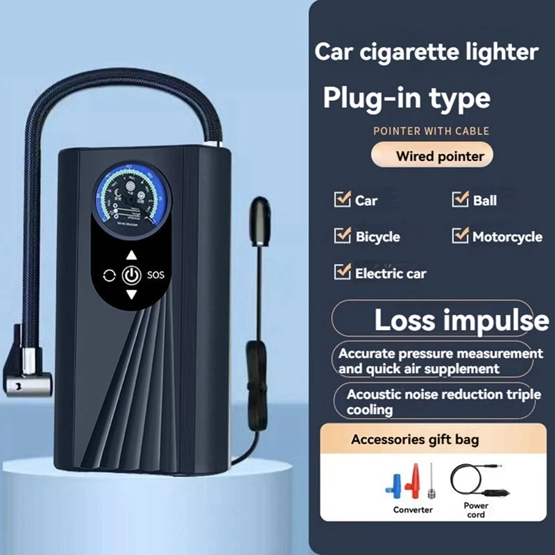 ABUN-мини автомобильный воздушный насос, цифровой насос для накачивания шин, портативный автомобильный воздушный компрессор, насос для авто, мотоцикла, велосипедных шин, надувные
ABUN-мини автомобильный воздушный насос, цифровой насос для накачивания шин, портативный автомобильный воздушный компрессор, насос для авто, мотоцикла, велосипедных шин, надувные