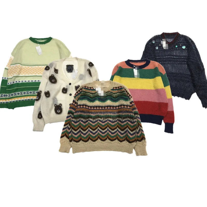 Vintage Autumn Winter Twist Knit Sweater Fair Isle Silk Outerwear Candy Color Sle Women's Faion Summer 2024
Vintage Autumn Winter Twist Knit Sweater Fair Isle Silk Outerwear Candy Color Sle Women's Faion Summer 2024