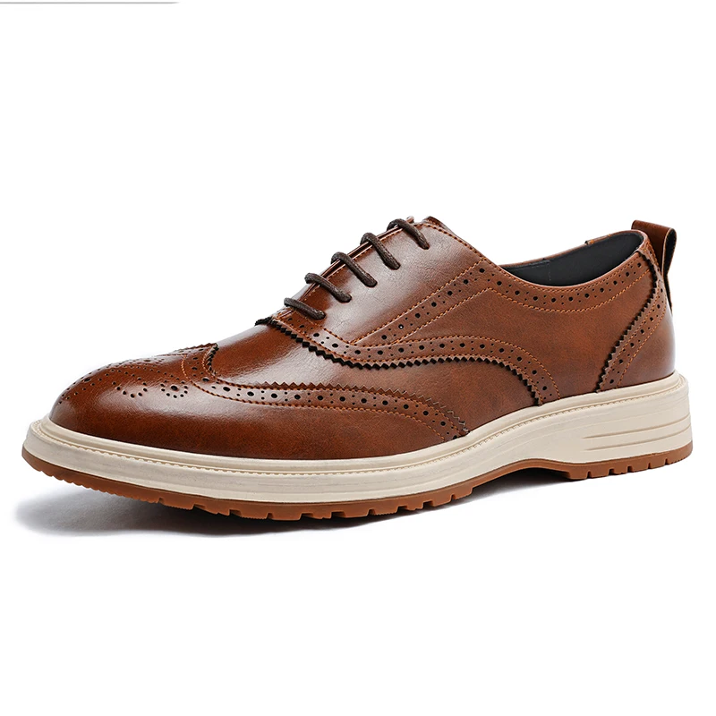 FUQIAO Male Brogue Shoes Sneakers High Quality PU Leather Men Casual Shoes Business Work Office Lace-up Dress Shoes Size 46
FUQIAO Male Brogue Shoes Sneakers High Quality PU Leather Men Casual Shoes Business Work Office Lace-up Dress Shoes Size 46