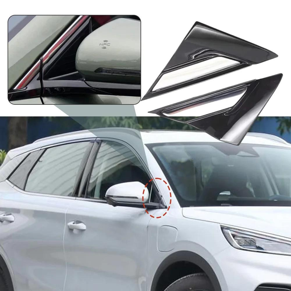 2Pcs Front Left&Right Window Glass Triangle Plate Molding Panel Cover Side Mirror Trim For BYD Atto 3 Yuan Plus 2022 2023-2025
2Pcs Front Left&Right Window Glass Triangle Plate Molding Panel Cover Side Mirror Trim For BYD Atto 3 Yuan Plus 2022 2023-2025
