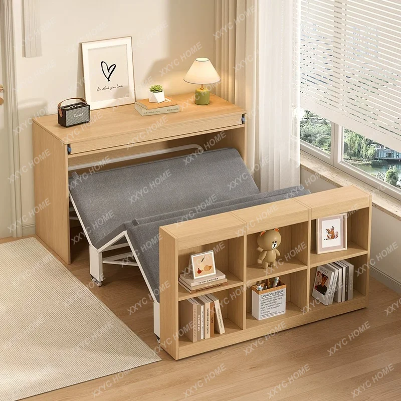 Solid wood lunch break folding single bed new pull-out invisible bed desk integrated dual-purpose bed
Solid wood lunch break folding single bed new pull-out invisible bed desk integrated dual-purpose bed
