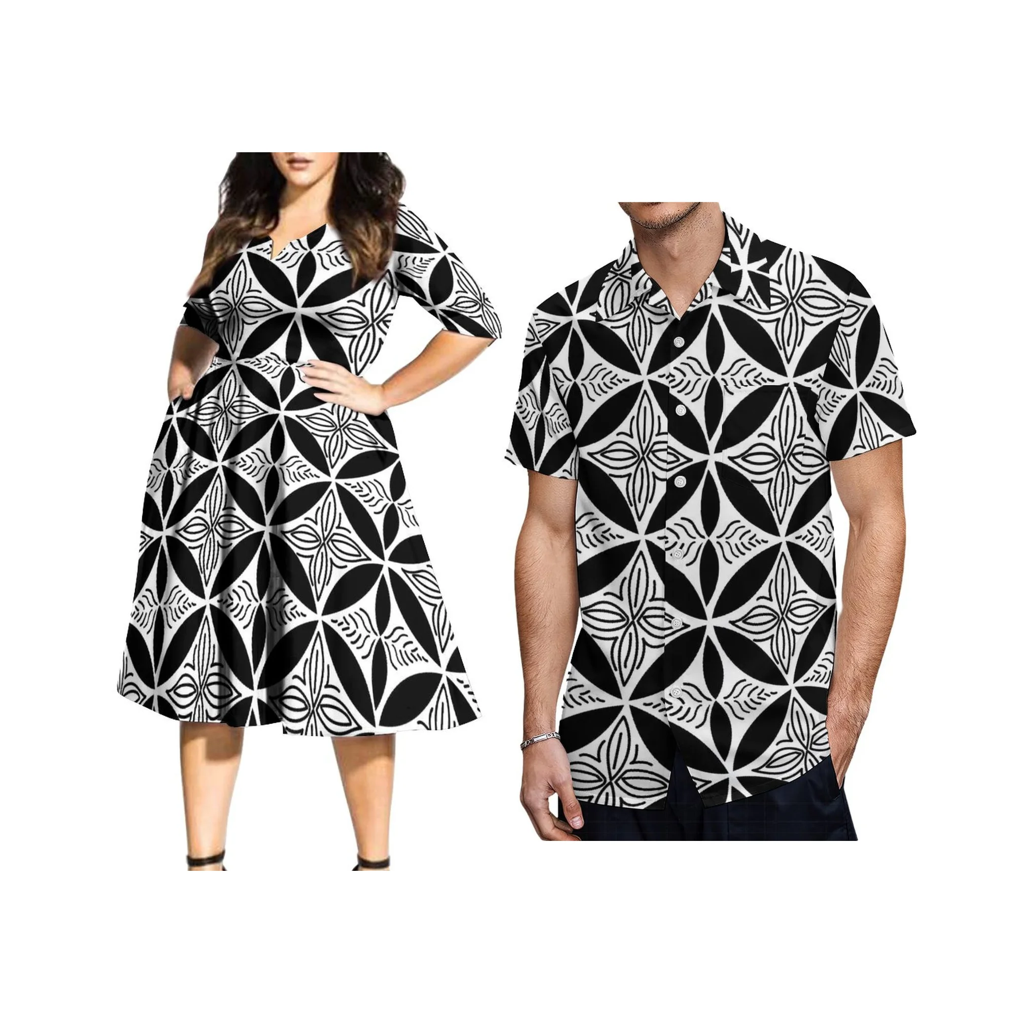 High Quality Custom Half Sleeve V Neck Casual Dresses High Waist Fit Flare Party Womens Dress Polynesian Clothing Vestidos
High Quality Custom Half Sleeve V Neck Casual Dresses High Waist Fit Flare Party Womens Dress Polynesian Clothing Vestidos