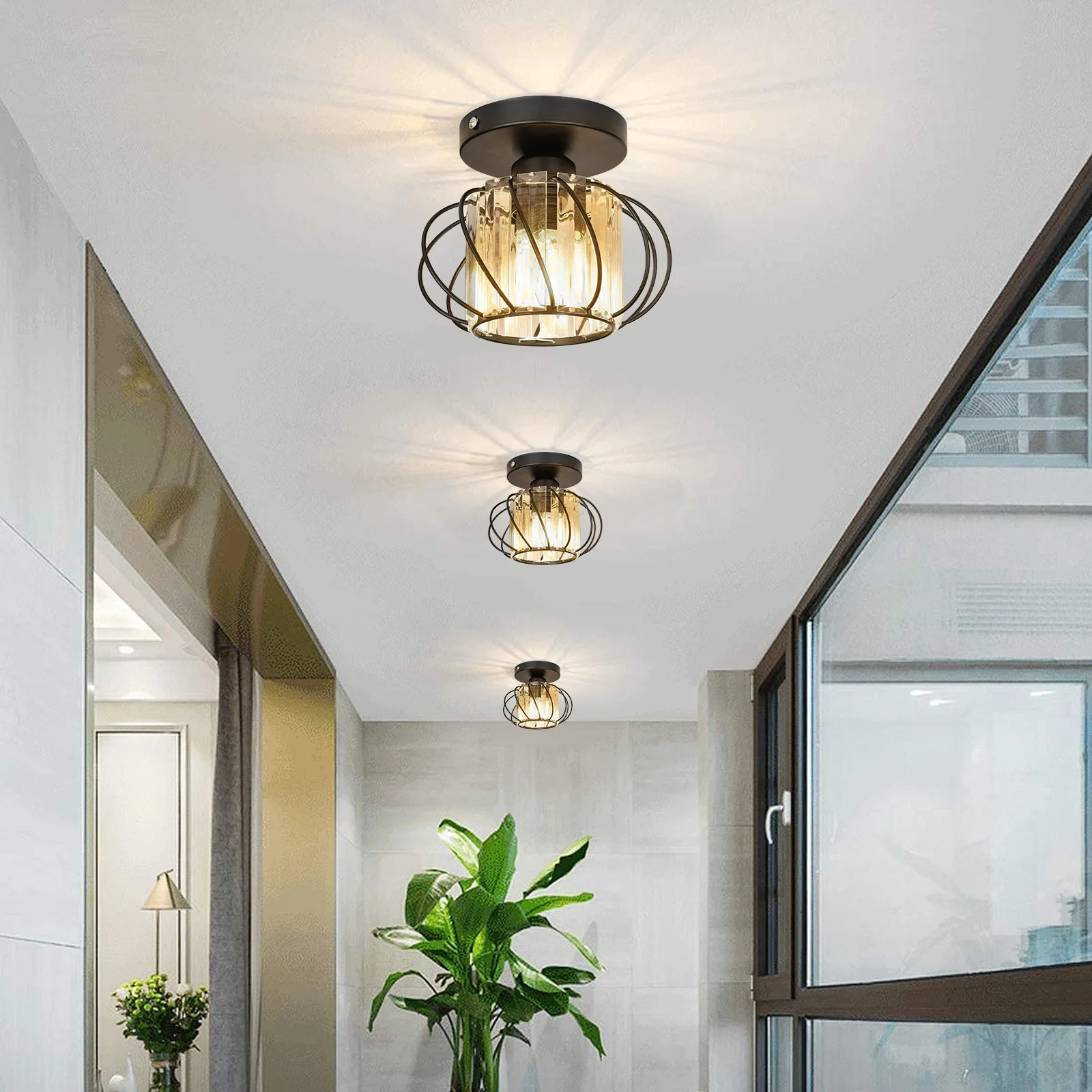 LED crystal hallway light, hallway light, internet famous hallway light, minimalist modern living room lantern, creative entranc
LED crystal hallway light, hallway light, internet famous hallway light, minimalist modern living room lantern, creative entranc