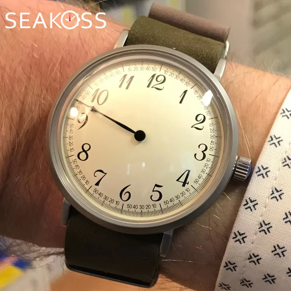 SEAKOSS 40mm Acrylic 1963 Military Watch Antique Russian Submarine Series Manual Winding Mechanical Watches Single Hands Pilots
SEAKOSS 40mm Acrylic 1963 Military Watch Antique Russian Submarine Series Manual Winding Mechanical Watches Single Hands Pilots