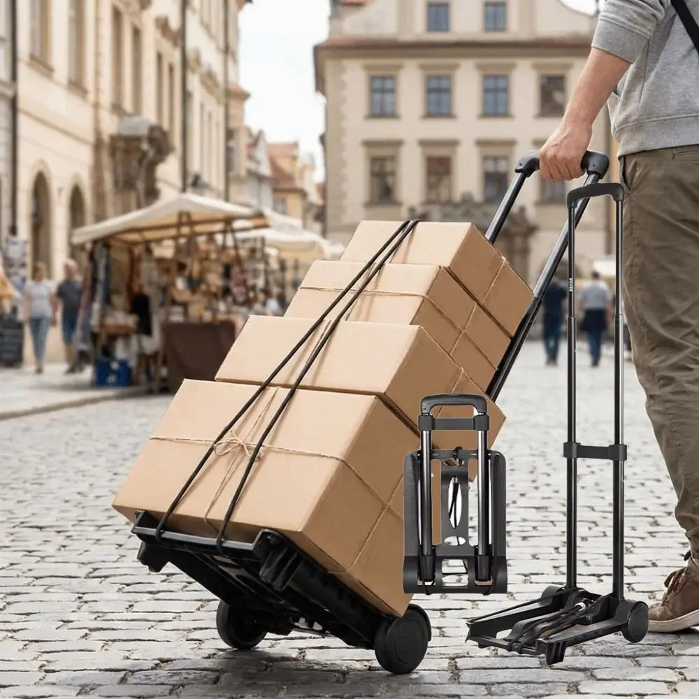 2/4 Wheel Folding Hand Truck Retractable Strong Load-Bearing Luggage Cart Movable Labor-Saving Trolley Truck Outdoor Travel
2/4 Wheel Folding Hand Truck Retractable Strong Load-Bearing Luggage Cart Movable Labor-Saving Trolley Truck Outdoor Travel