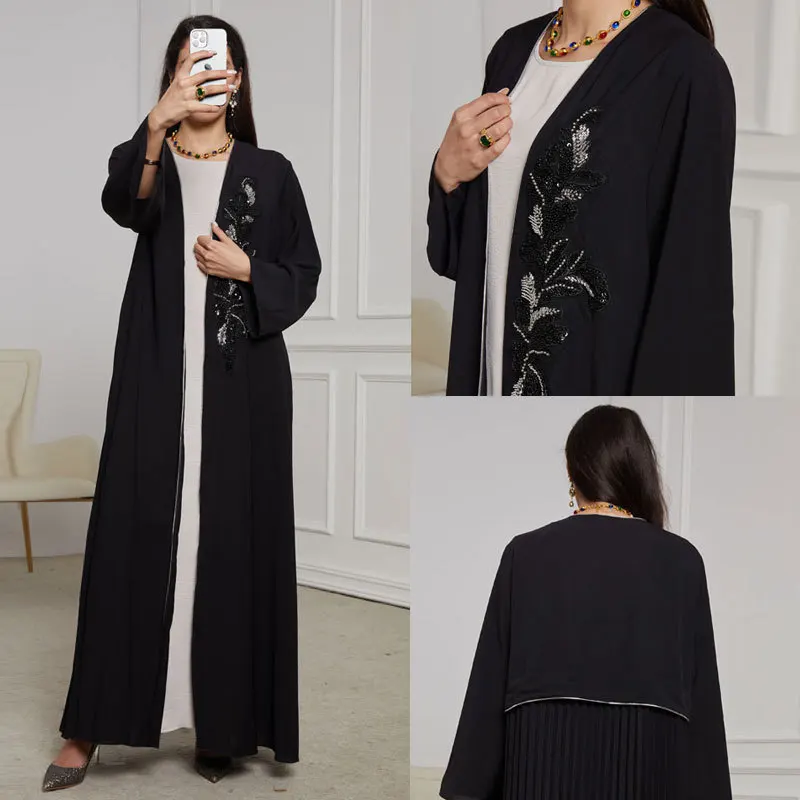 Новое поступление 2026: Мусульманское платье ручной работы с бисером, длинное, модное, элегантное, кардиган, платье-роба с эффектом мятой ткани, летнее платье-роба, платье-жилетка для женщин
Новое поступление 2026: Мусульманское платье ручной работы с бисером, длинное, модное, элегантное, кардиган, платье-роба с эффектом мятой ткани, летнее платье-роба, платье-жилетка для женщин