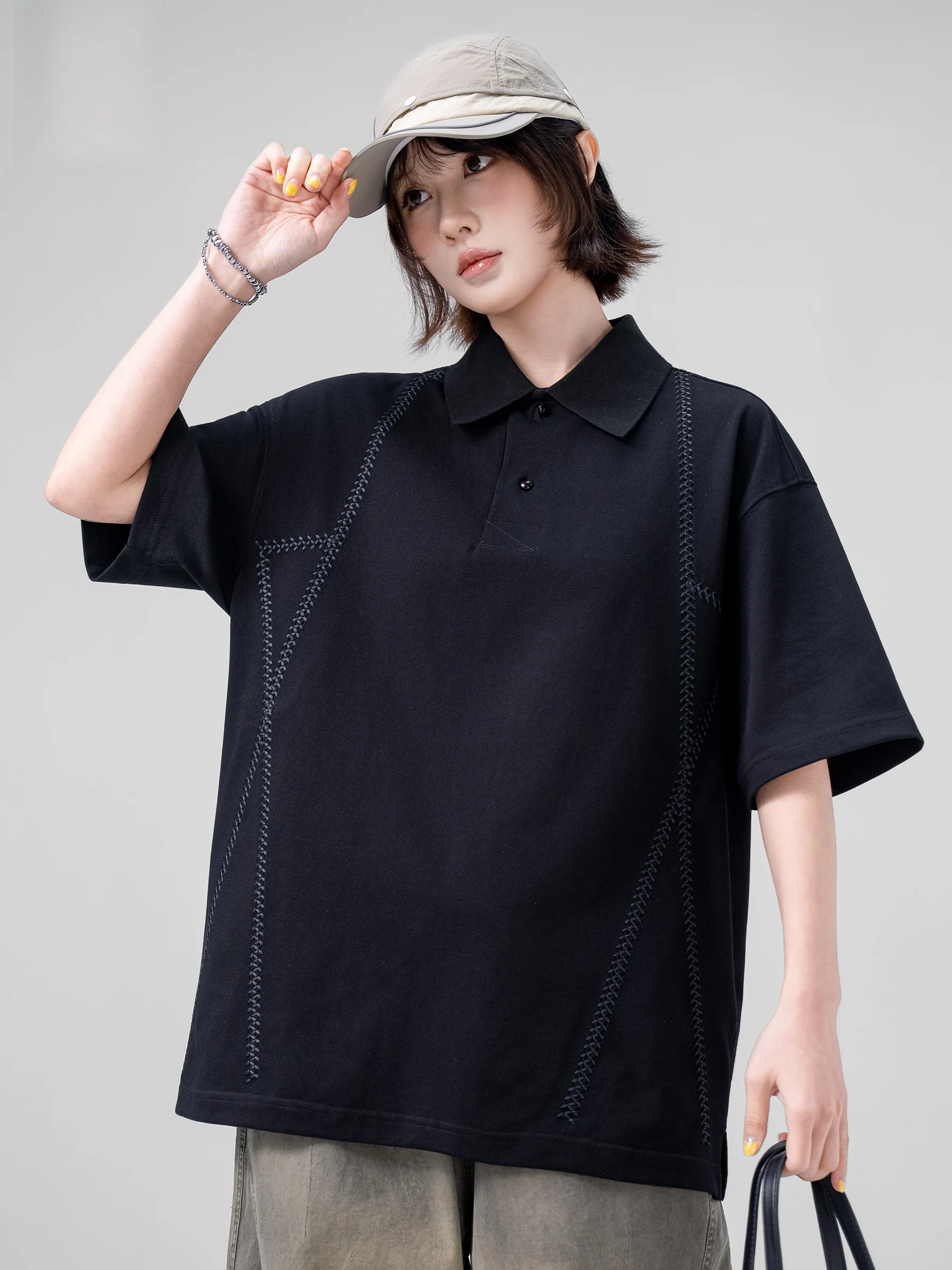 AOGZ Summer Hsu Line Shirt Loose Casual Short Sleeve Five-Button Cotton T-Shirt Unisex Youth Fashion City Walk Outdoor
AOGZ Summer Hsu Line Shirt Loose Casual Short Sleeve Five-Button Cotton T-Shirt Unisex Youth Fashion City Walk Outdoor