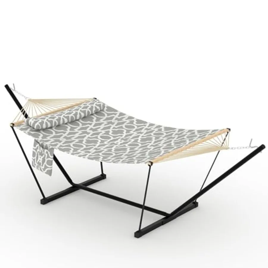 Double Hammock with Stand for Outdoor, Heavy Duty Portable 2 Person Hammock with Adjustable Steel Stand for Patio, Garden, Beac
Double Hammock with Stand for Outdoor, Heavy Duty Portable 2 Person Hammock with Adjustable Steel Stand for Patio, Garden, Beac