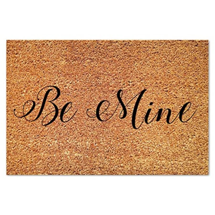 Be Mine Coir Mat Farmhouse Positive Quotes Rug Weather Resistant Non Slip Resist Dirt Rug for Outdoor Entrance Plain Front Porc
Be Mine Coir Mat Farmhouse Positive Quotes Rug Weather Resistant Non Slip Resist Dirt Rug for Outdoor Entrance Plain Front Porc