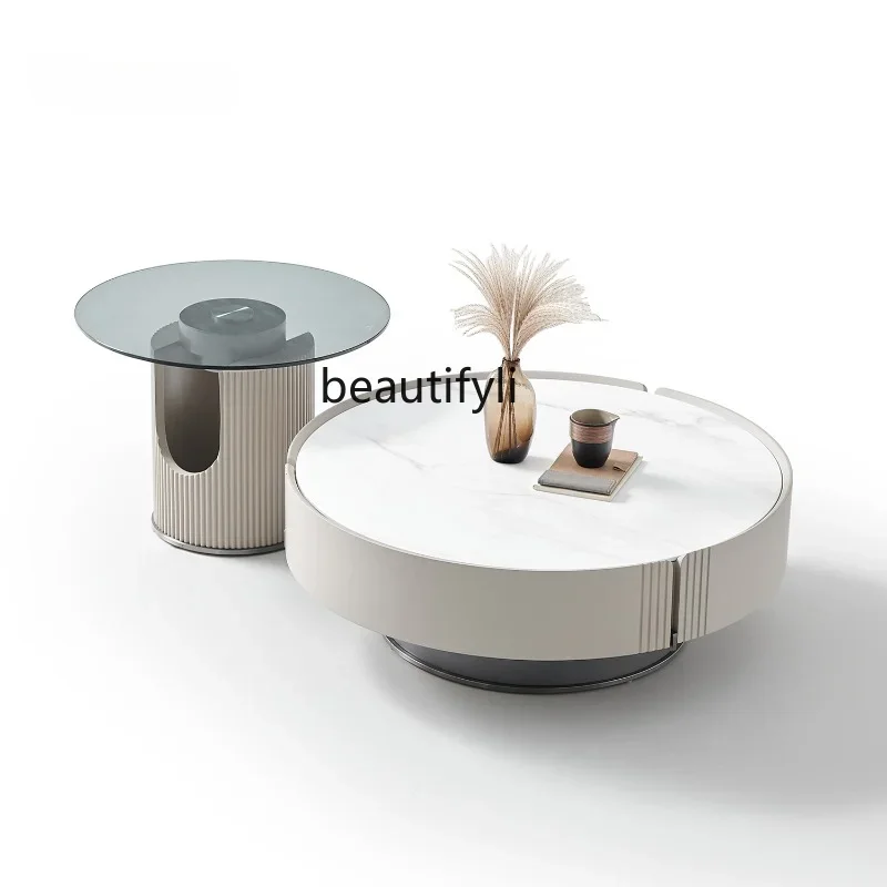 zz1zzLight Luxury Modern Marble round Tea Table Living Room Home Minimalist White Size round Coffee Table
zz1zzLight Luxury Modern Marble round Tea Table Living Room Home Minimalist White Size round Coffee Table