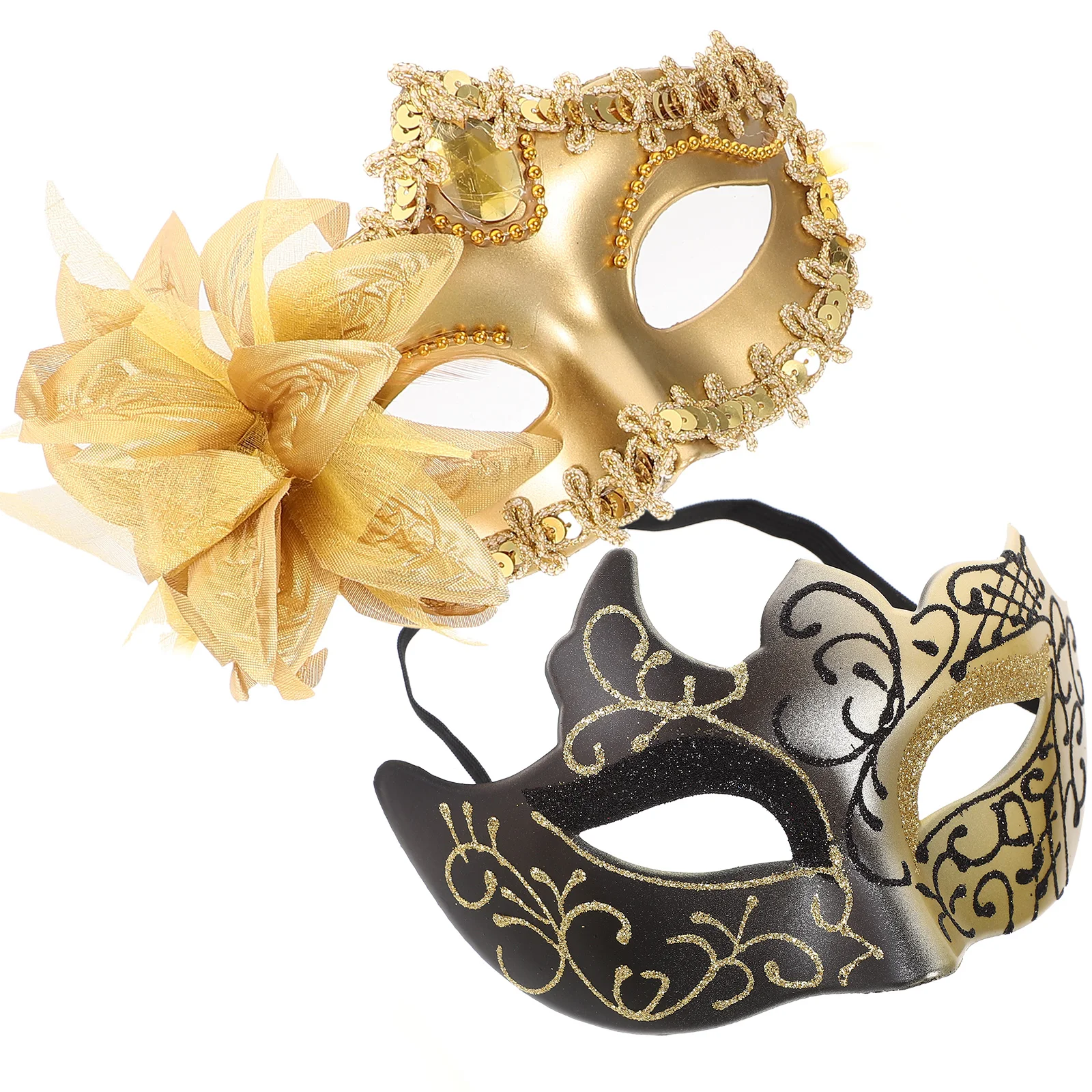 2pcs Half Golden Masquerade Party Cosplay Decorative Mask Supplies Cosplay Masks for Halloween Mask For Men Couples
2pcs Half Golden Masquerade Party Cosplay Decorative Mask Supplies Cosplay Masks for Halloween Mask For Men Couples