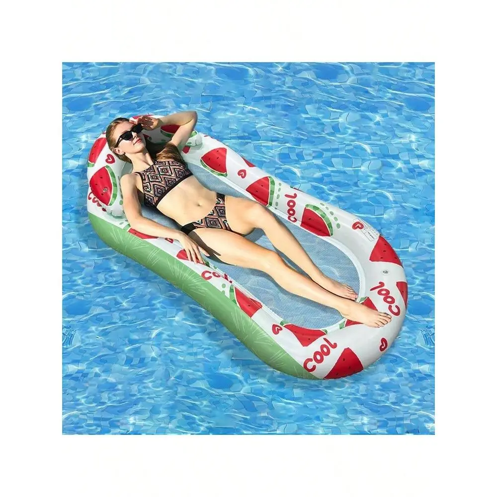 59 X 29 Inch Sunbathing Inflatable Floating Bed, Pool Lounge Chair With Pillow For Adults, Used For Swimming Floating Inflatabl
59 X 29 Inch Sunbathing Inflatable Floating Bed, Pool Lounge Chair With Pillow For Adults, Used For Swimming Floating Inflatabl