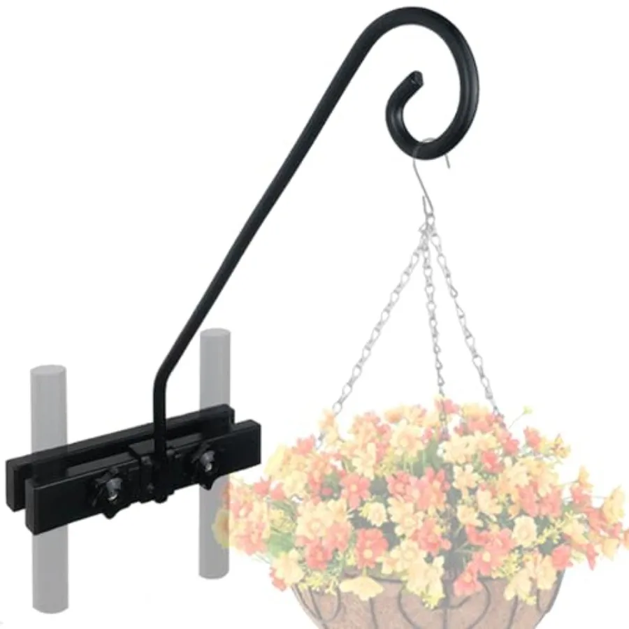 Deck Hook Rail Suitable for Hanging Flower Baskets Wind Chimes Planters Bird Feeders Lights Heavy Duty Fence Deck Hook Rail Hol
Deck Hook Rail Suitable for Hanging Flower Baskets Wind Chimes Planters Bird Feeders Lights Heavy Duty Fence Deck Hook Rail Hol