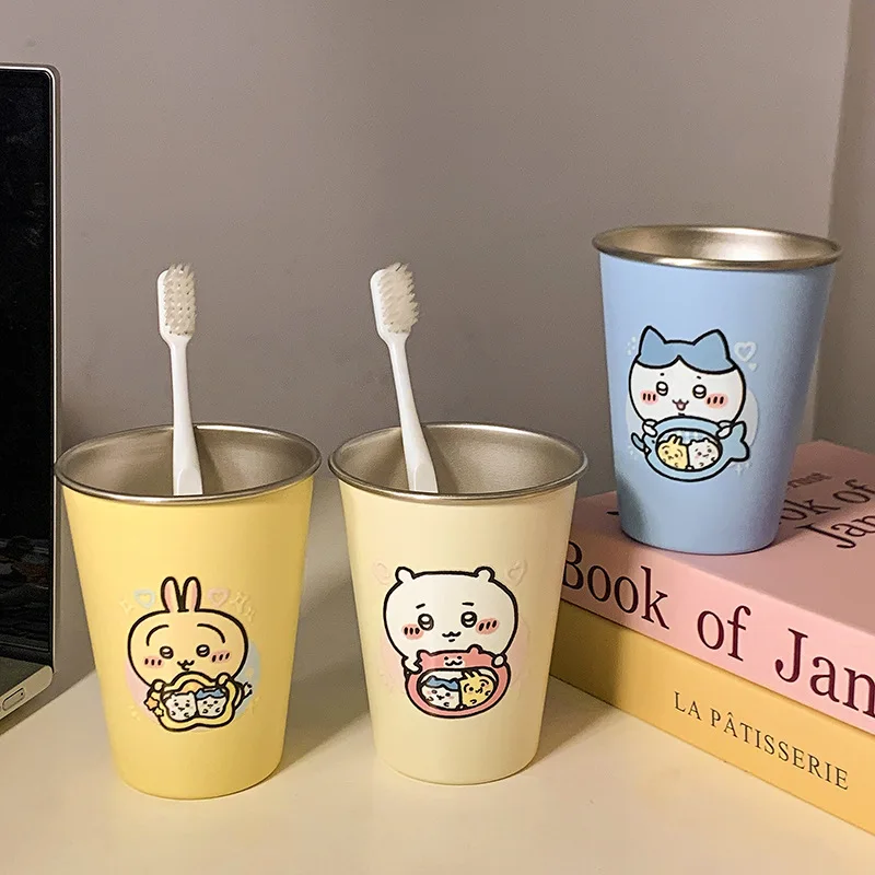 Kawaii ChiikawaS Stainless Steel Cup Cute Cartoon 350ml Drinking Mug Versatile Toothbrush Holder & Tumbler
Kawaii ChiikawaS Stainless Steel Cup Cute Cartoon 350ml Drinking Mug Versatile Toothbrush Holder & Tumbler