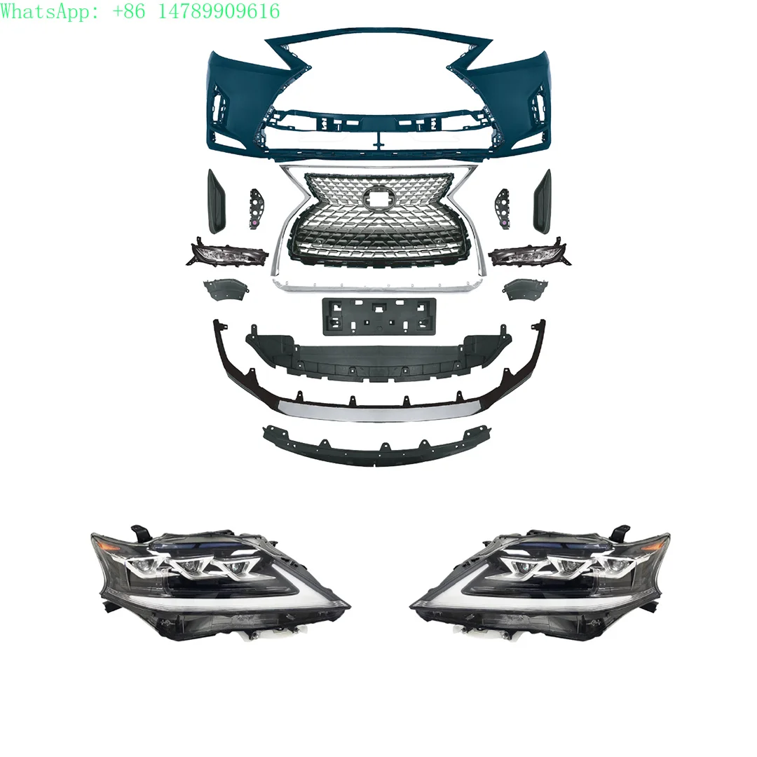 Body Kit for RX 2009-2015 to 2019 Model Look Includes Front Grille, Front Bumper and Headlights for Direct Installation
Body Kit for RX 2009-2015 to 2019 Model Look Includes Front Grille, Front Bumper and Headlights for Direct Installation