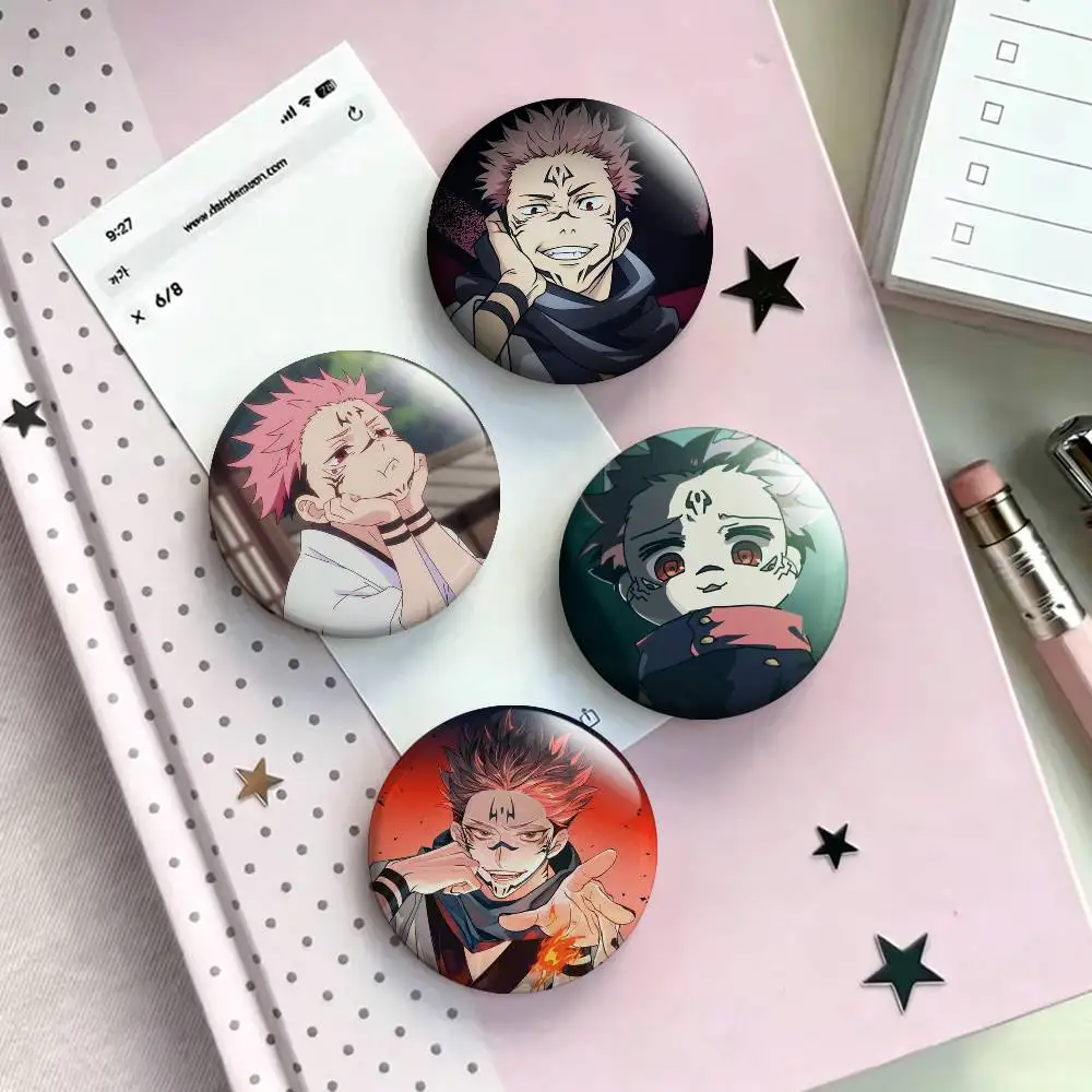 R-Ryomen S-Sukuna J-Jujutsu K-Kaisen Laser Badge Creative Pins Brooch for Bag Clothes Hat Decor Gifts Fans Collect
R-Ryomen S-Sukuna J-Jujutsu K-Kaisen Laser Badge Creative Pins Brooch for Bag Clothes Hat Decor Gifts Fans Collect
