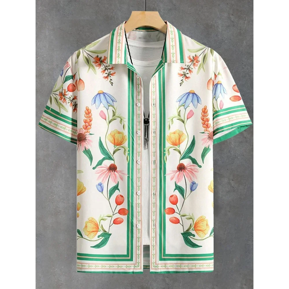Men's Shirt Summer Casual Fashion Short Sleeved Shirt For Men Loose Breathable Hawaiian Shirt Man Casual Men's Clothing Top
Men's Shirt Summer Casual Fashion Short Sleeved Shirt For Men Loose Breathable Hawaiian Shirt Man Casual Men's Clothing Top