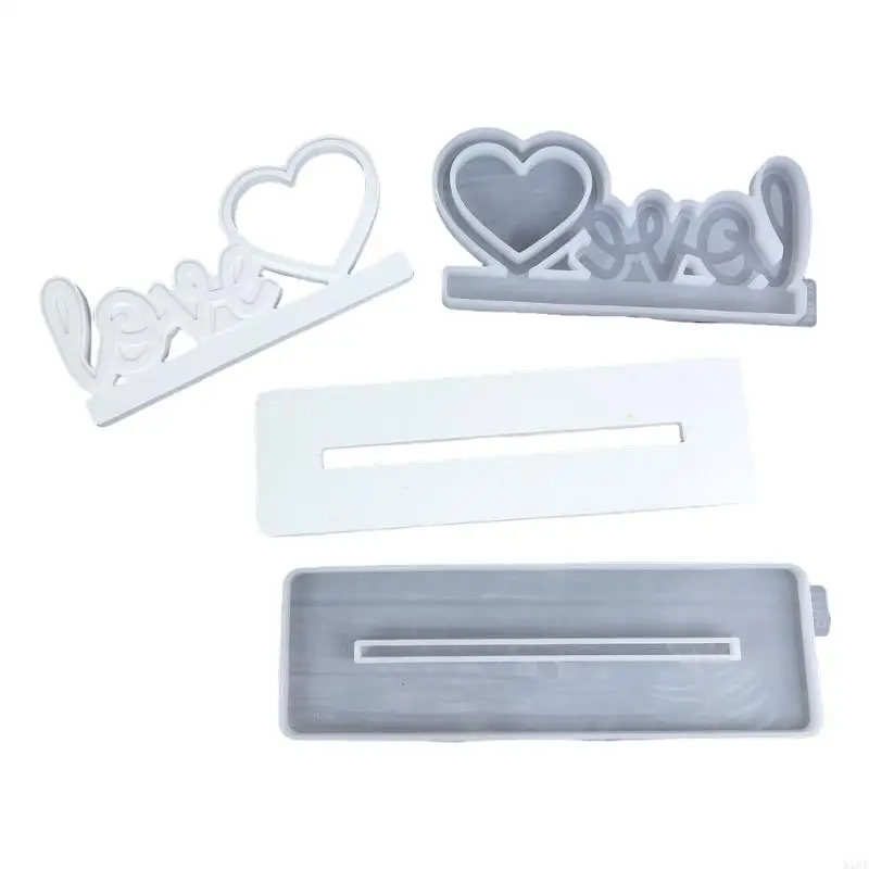 Flexible Heart Shaped Epoxy Resin Mold Set for DIY Photo Frames and Desktop Decorations with Silicone Casting Molds
Flexible Heart Shaped Epoxy Resin Mold Set for DIY Photo Frames and Desktop Decorations with Silicone Casting Molds