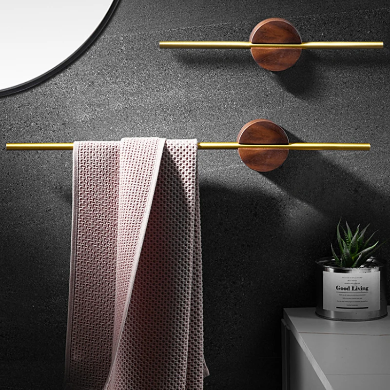 Walnut Light Luxury Towel Bar Punch-Free Bathroom Hanging Towel Rack Toilet Bracket
Walnut Light Luxury Towel Bar Punch-Free Bathroom Hanging Towel Rack Toilet Bracket