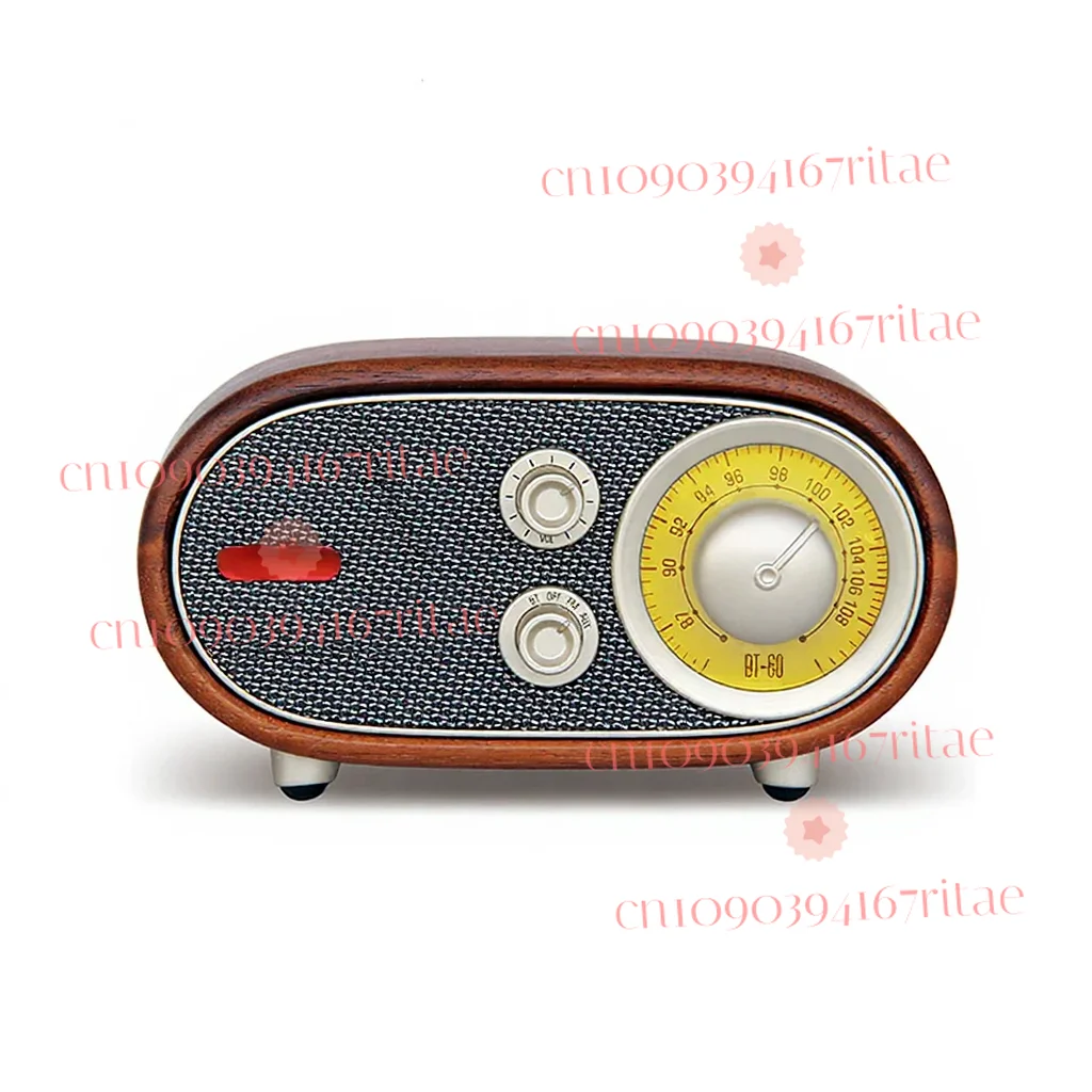 BT-60 FM Radio Bluetooth Player Speaker Walnut Retro Portable
BT-60 FM Radio Bluetooth Player Speaker Walnut Retro Portable
