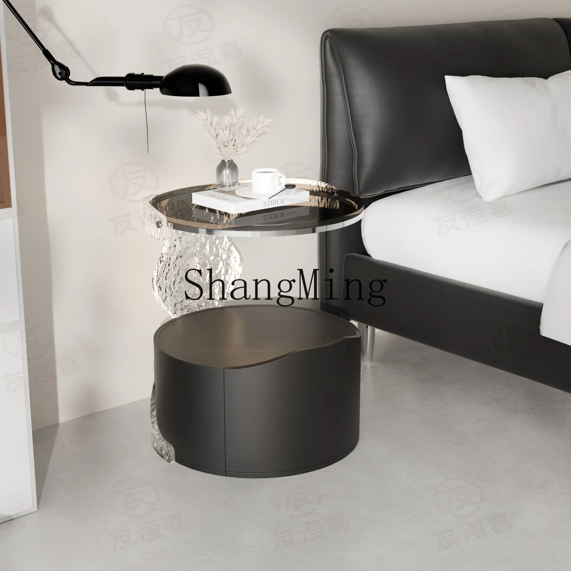 CL new acrylic paint bedside table light luxury minimalist storage high value bedroom bedside table
CL new acrylic paint bedside table light luxury minimalist storage high value bedroom bedside table