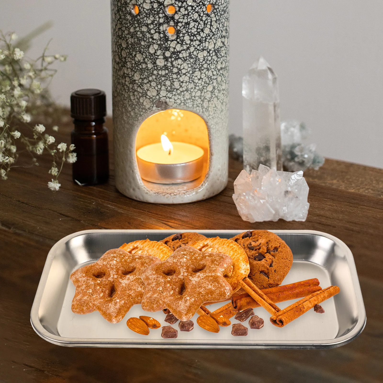 2 pcs Stainless Steel Tray Thick Square Dental Tray For Surgical Instruments Autoclavable Reusable Polished Organizer Teaching
2 pcs Stainless Steel Tray Thick Square Dental Tray For Surgical Instruments Autoclavable Reusable Polished Organizer Teaching