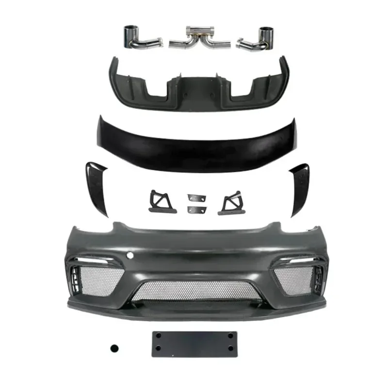 Car Surround Body Kit front bumper rear lip spoiler 718 modified GT4
Car Surround Body Kit front bumper rear lip spoiler 718 modified GT4