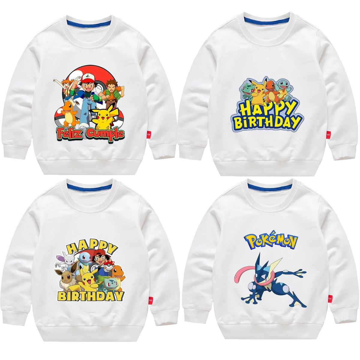 Хлопковая одежда для детей с изображением покемонов: Сквиртл, Бульбазавр, Джиглипуф, Чармандер, Генгар. Аниме-худи с круглым вырезом и длинными рукавами.
Хлопковая одежда для детей с изображением покемонов: Сквиртл, Бульбазавр, Джиглипуф, Чармандер, Генгар. Аниме-худи с круглым вырезом и длинными рукавами.