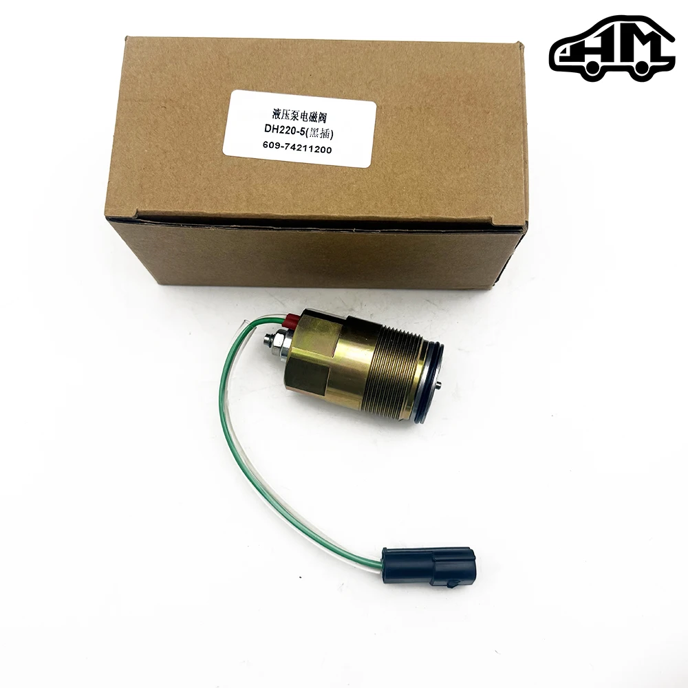 For Kobelco SK200-1 SK200-3 SK200-6 SK200-6E Doosan DH220-5 OE:609-7421120 MC609-7421120 Excavator Hydraulic Pump Solenoid Valve
For Kobelco SK200-1 SK200-3 SK200-6 SK200-6E Doosan DH220-5 OE:609-7421120 MC609-7421120 Excavator Hydraulic Pump Solenoid Valve