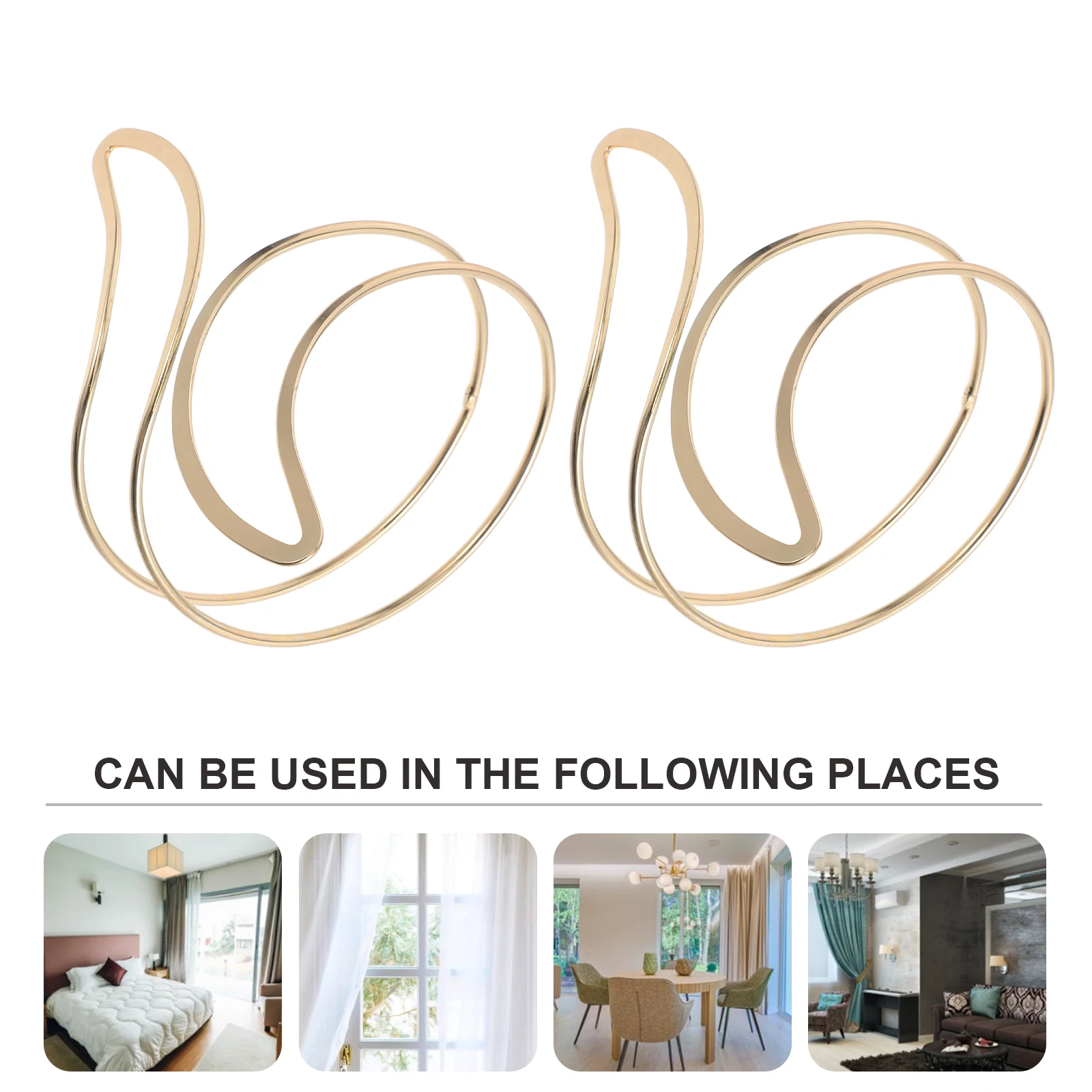 2pcs Modern Moon Design Curtain Tiebacks Macrame Tassel Holdbacks for Drapes Elegant Decorative for Curtains
2pcs Modern Moon Design Curtain Tiebacks Macrame Tassel Holdbacks for Drapes Elegant Decorative for Curtains