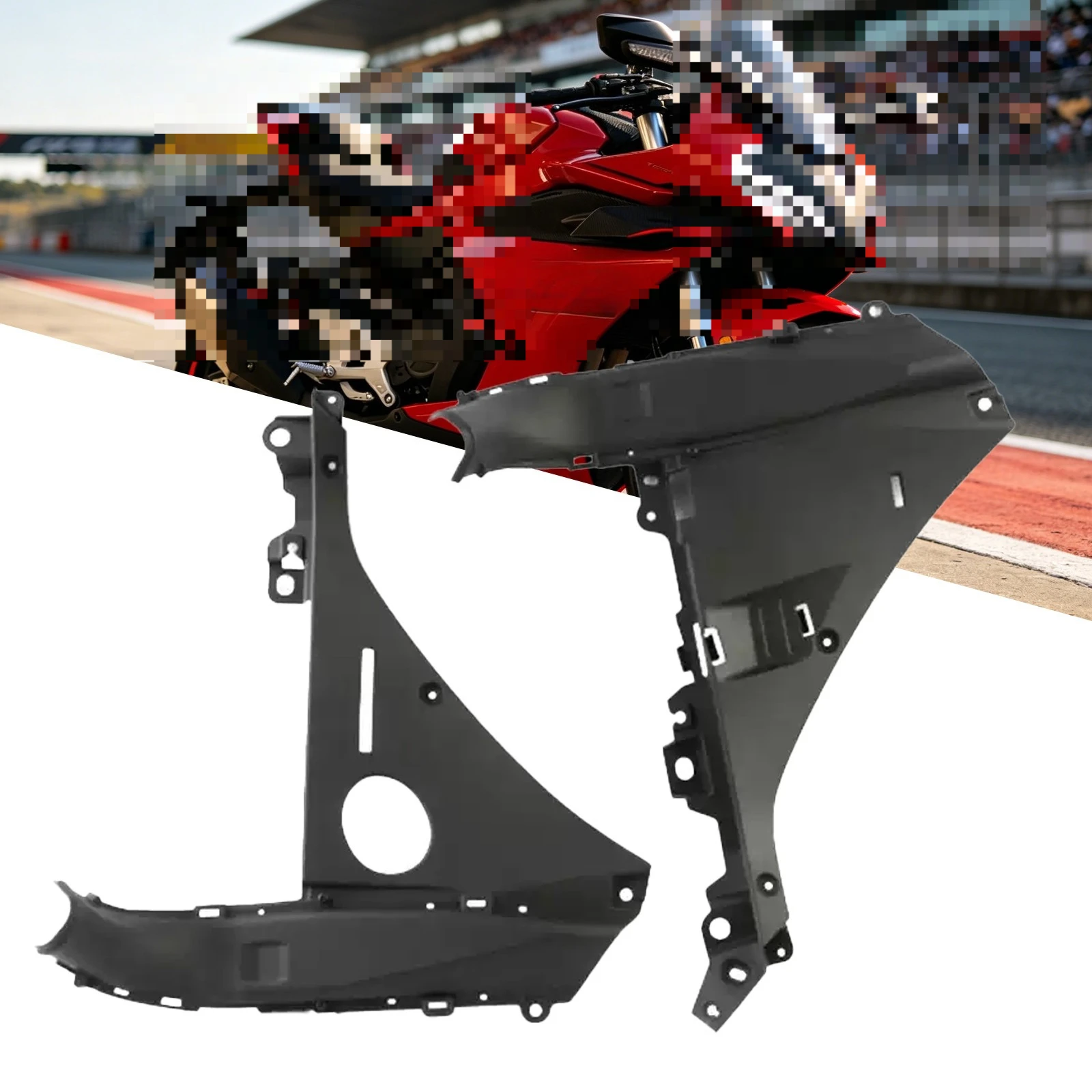 For CFMOTO 500SR CF500-11 Motorcycle Radiator Liner Stamped Air Intake Inner Panel Left Right Side Parts Ornamental Mouldings
For CFMOTO 500SR CF500-11 Motorcycle Radiator Liner Stamped Air Intake Inner Panel Left Right Side Parts Ornamental Mouldings