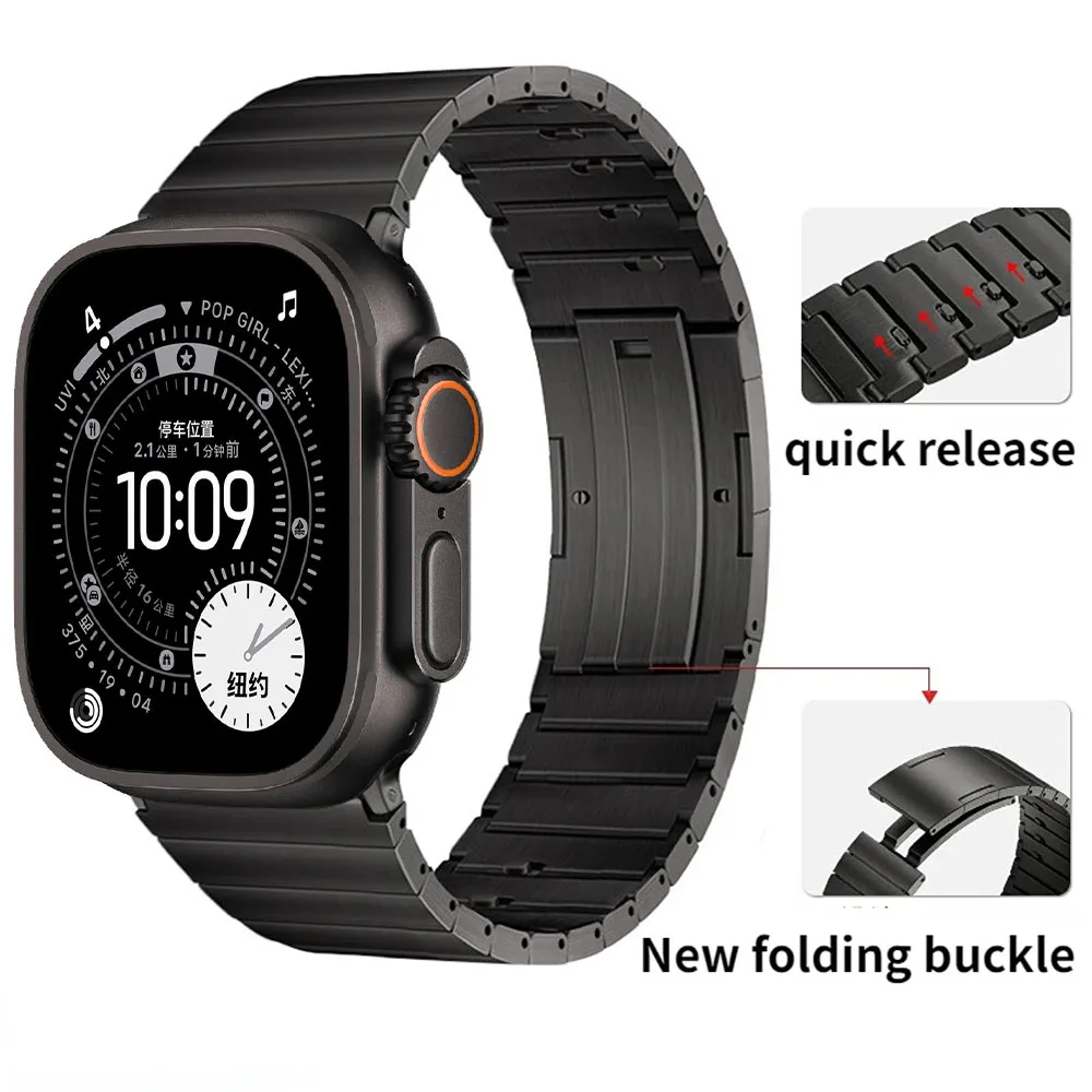 Титановый ремешок для Apple Watch Ultra 3-1 49 мм, 11, 10, 42 мм, 46 мм, быстросъемный легкий браслет для IWatch 9, 8, 7, 6, SE, 45 мм, 41 мм, 44 мм, 40 мм
Титановый ремешок для Apple Watch Ultra 3-1 49 мм, 11, 10, 42 мм, 46 мм, быстросъемный легкий браслет для IWatch 9, 8, 7, 6, SE, 45 мм, 41 мм, 44 мм, 40 мм