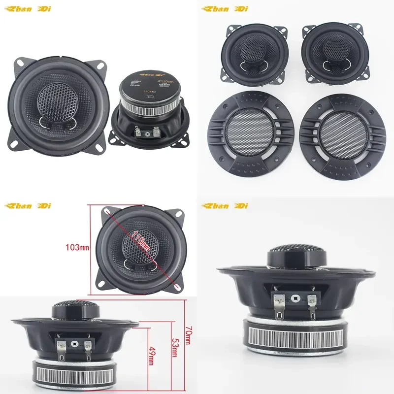 Stock Chinese Factories 70mm Magnet Glass Fiber Sound Basin Car Coaxial Speaker 4 Inch 2-way Car Audio
Stock Chinese Factories 70mm Magnet Glass Fiber Sound Basin Car Coaxial Speaker 4 Inch 2-way Car Audio