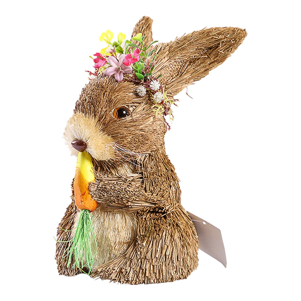 Statue Bunny Ornament Child Mini Christmas Ornaments Straw Rabbit Decor Grass Decoration
Statue Bunny Ornament Child Mini Christmas Ornaments Straw Rabbit Decor Grass Decoration