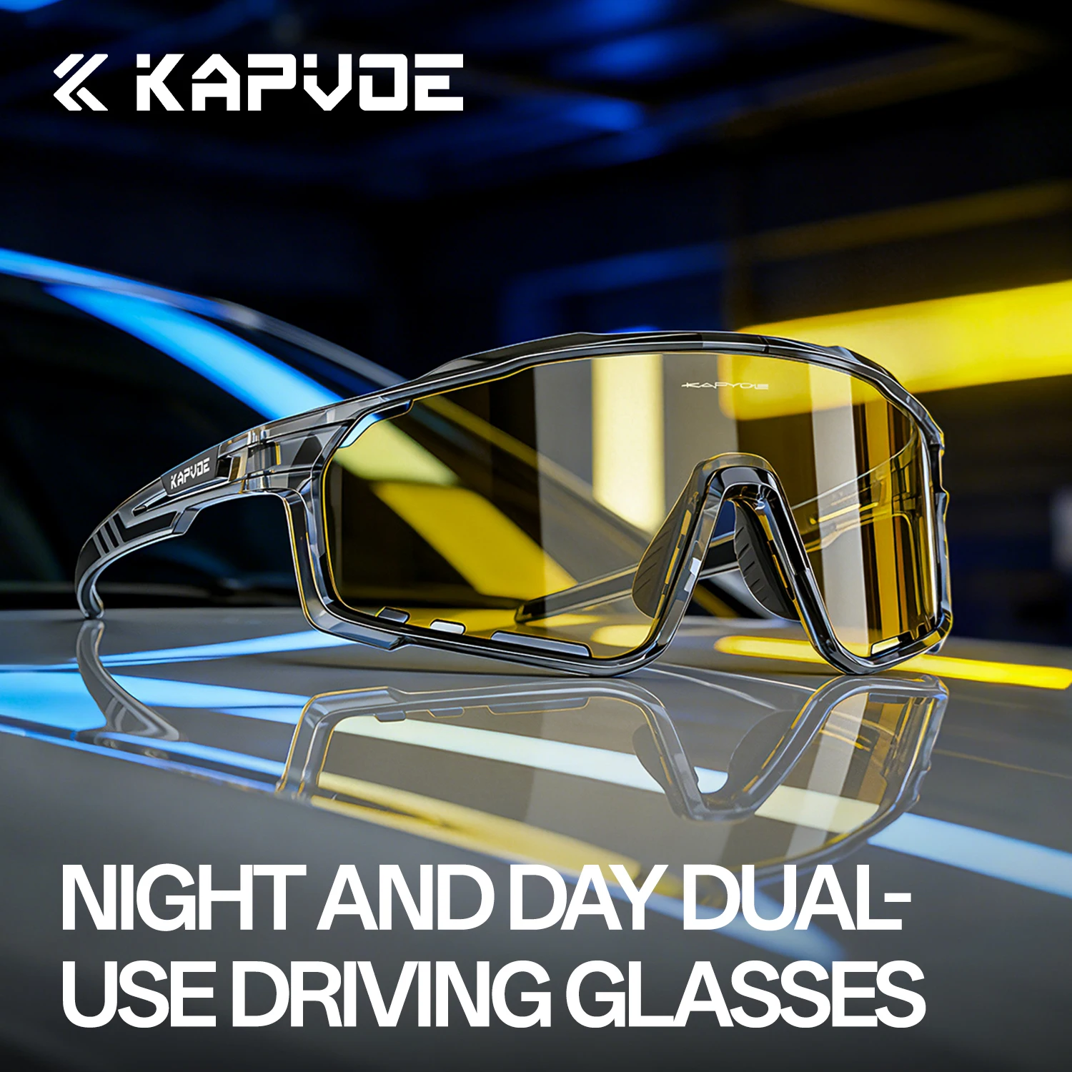 Kapvoe Outdoor Photochromic Polarized Sale Night Vision Sunglasses Travel Cycling Glasses Driving UV400 Mtb Sports Goggles
Kapvoe Outdoor Photochromic Polarized Sale Night Vision Sunglasses Travel Cycling Glasses Driving UV400 Mtb Sports Goggles