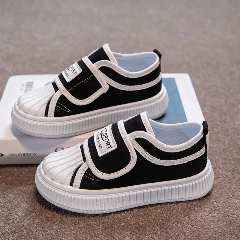 Boys Girls Kids Soft Sole Shell Toe Canvas Sneakers Spring Autumn New Casual Sport Board Shoes Trendy Versatile
Boys Girls Kids Soft Sole Shell Toe Canvas Sneakers Spring Autumn New Casual Sport Board Shoes Trendy Versatile