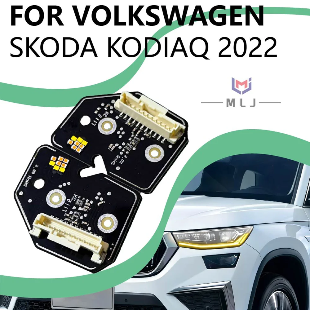 MLJ NEW FOR Volkswagen Skoda Kodiaq 2022 Car Headlights DRL LED Chip Circuit Board Light Source Board Chip Angel Eyes Yellow
MLJ NEW FOR Volkswagen Skoda Kodiaq 2022 Car Headlights DRL LED Chip Circuit Board Light Source Board Chip Angel Eyes Yellow