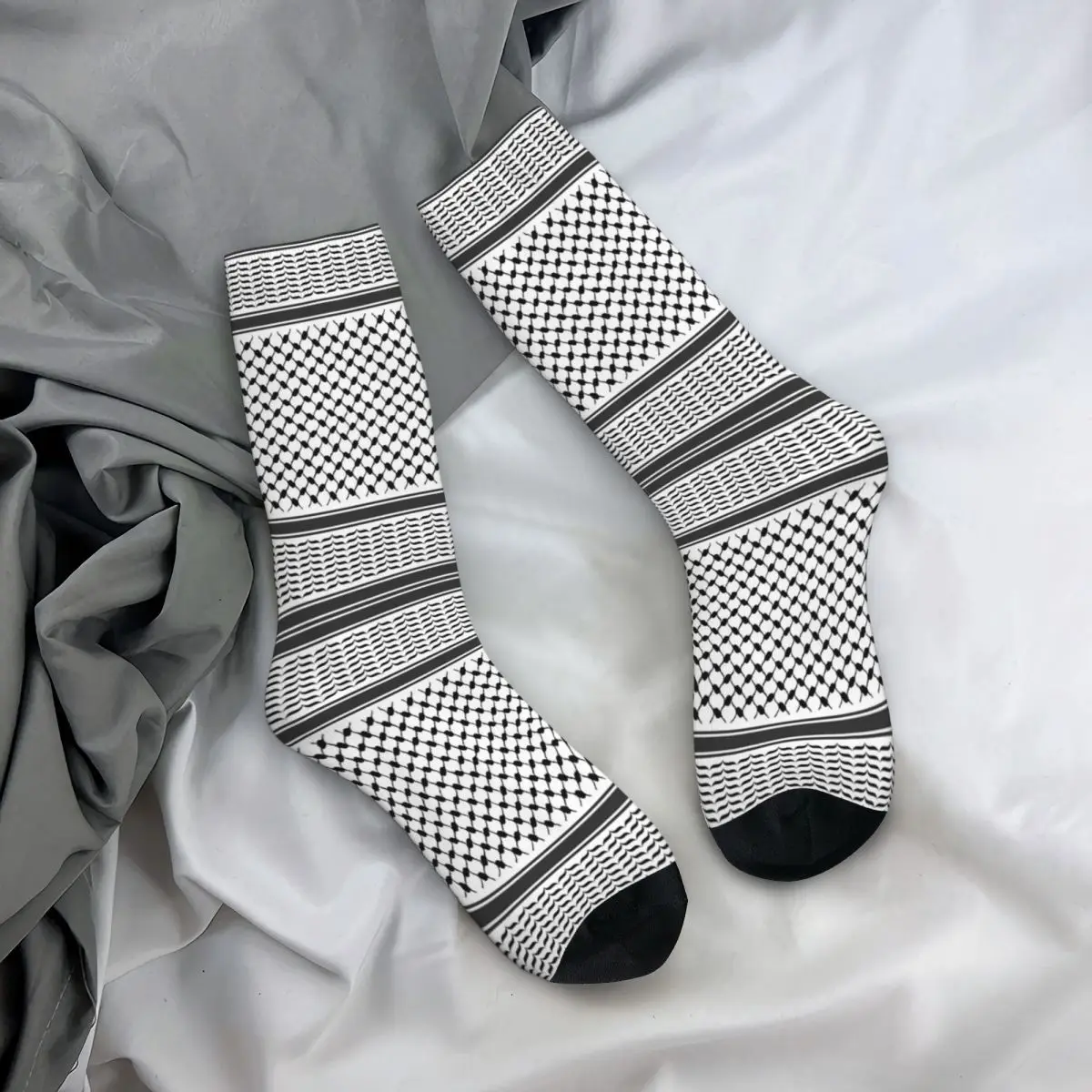 Чулки для экипажа с палестинским узором Kufiya, оригинальные черно-белые носки Keffiyeh (Yasser Arafat) для мужчин и женщин, подарки
Чулки для экипажа с палестинским узором Kufiya, оригинальные черно-белые носки Keffiyeh (Yasser Arafat) для мужчин и женщин, подарки