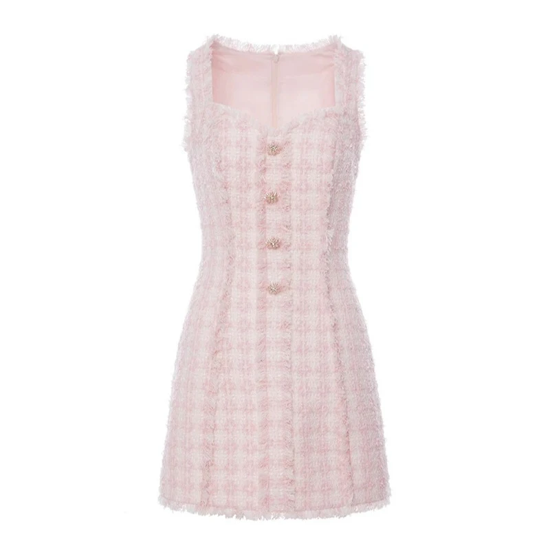 Australia Z Brand 2026 New Style Ladies' Pink Grid Sleeveless Dress
Australia Z Brand 2026 New Style Ladies' Pink Grid Sleeveless Dress