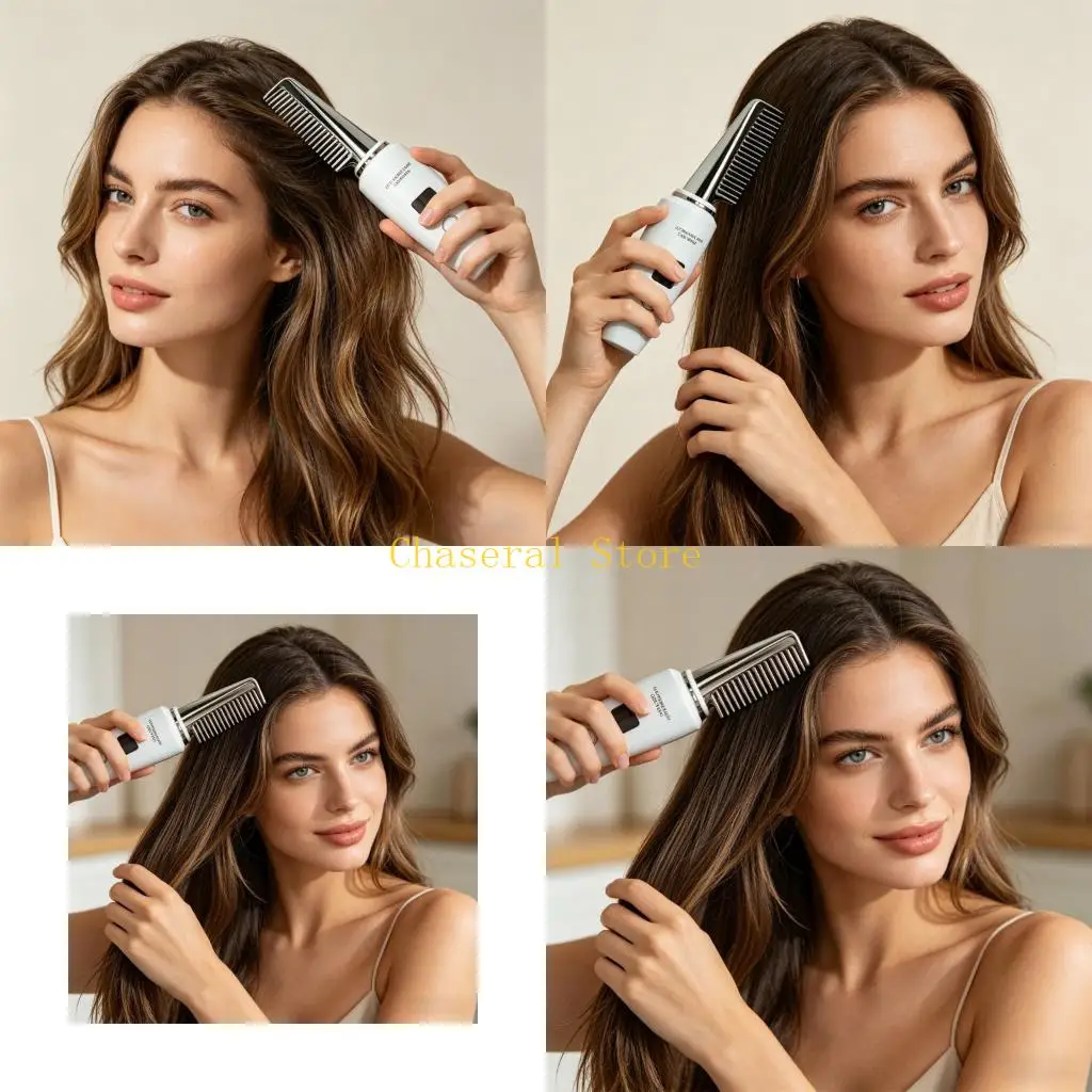 E7CE Multifunctional Hair Brush With LCD Screen And Anti Static Technology For All Ages Scalp Massager Comb
E7CE Multifunctional Hair Brush With LCD Screen And Anti Static Technology For All Ages Scalp Massager Comb