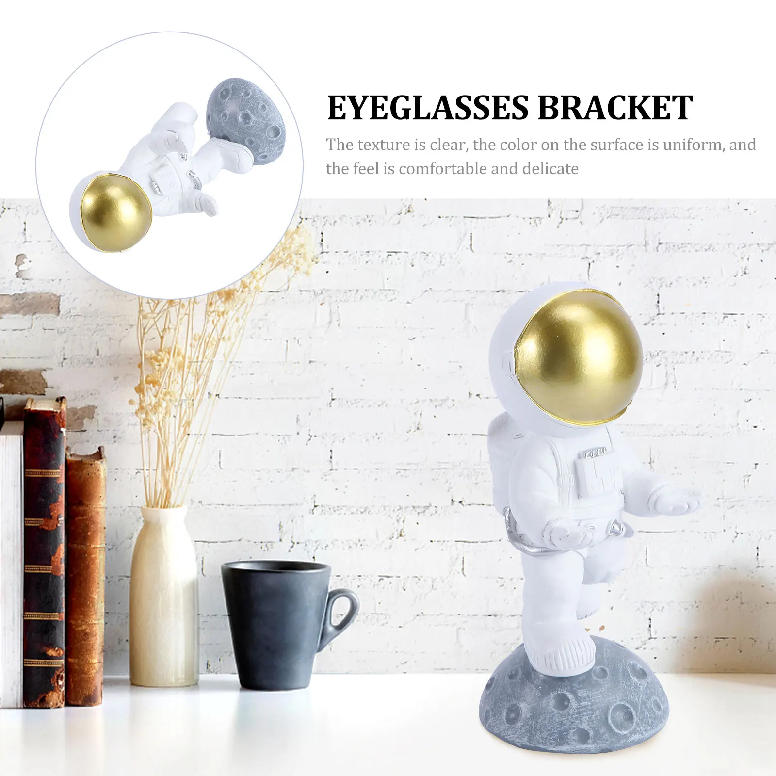 Astronaut Eyeglasses Holder Premium Resin Material Eyewear St Cartoon Craft Home Office Decor Glasses Rack
Astronaut Eyeglasses Holder Premium Resin Material Eyewear St Cartoon Craft Home Office Decor Glasses Rack