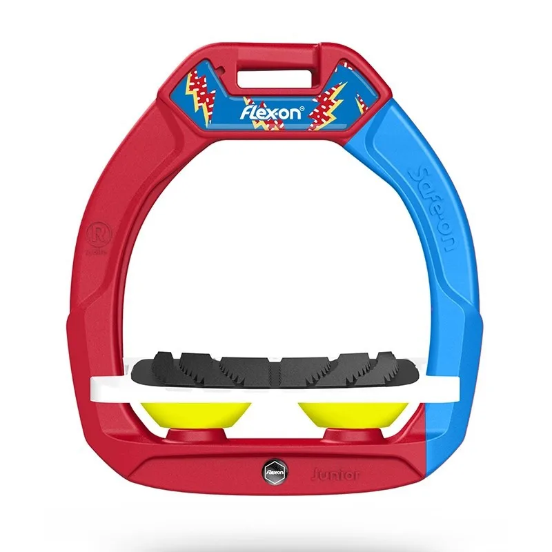 Flex-on Equestrian Horse Equipment Safety Shock-absorbing Stirrups (non-slip Spikes) Color Block Kids'
Flex-on Equestrian Horse Equipment Safety Shock-absorbing Stirrups (non-slip Spikes) Color Block Kids'