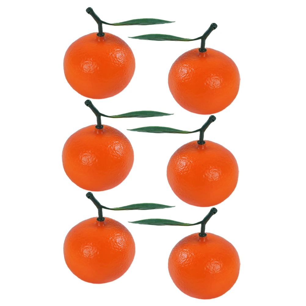 6 Pcs Party Artificial Orange Oranges Realistic Fake Fruit Props Foam Mini Simulation
6 Pcs Party Artificial Orange Oranges Realistic Fake Fruit Props Foam Mini Simulation