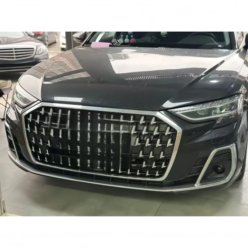 Hot selling S8 Style Honeycomb Gloss Black Front Grille for A8 D5 2023 2024 2025 2026
Hot selling S8 Style Honeycomb Gloss Black Front Grille for A8 D5 2023 2024 2025 2026