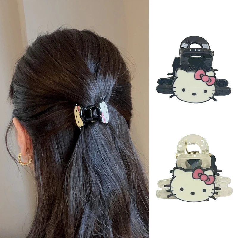 Sanrio Hello Kitty, маленькие детские заколки для волос с героями мультфильмов, милые модные коготки для волос, универсальные аксессуары для волос Kawaii 
Sanrio Hello Kitty, маленькие детские заколки для волос с героями мультфильмов, милые модные коготки для волос, универсальные аксессуары для волос Kawaii